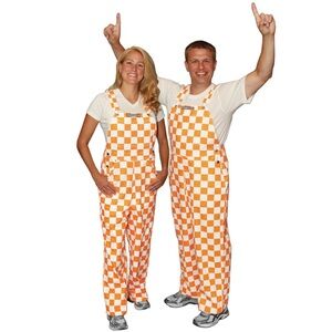 Orange & White Overalls